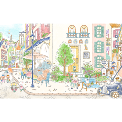 2022 nu9 400x400 - ときめく塗り絵シリーズ「くまさんと素敵な街」